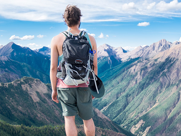 Photo of a hiker